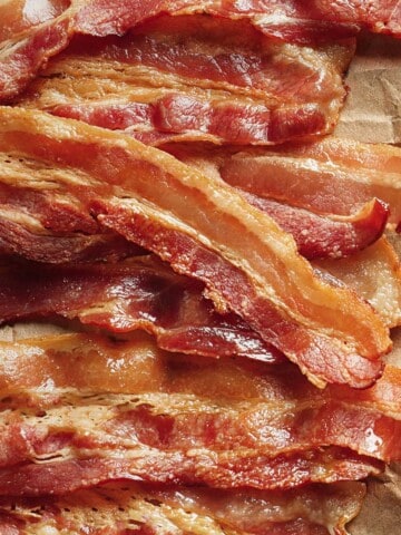 Solar oven bacon strips